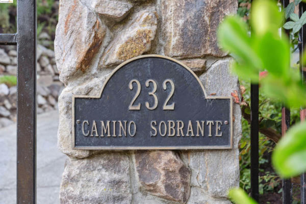 232 CAMINO SOBRANTE, ORINDA, CA 94563 - Image 1